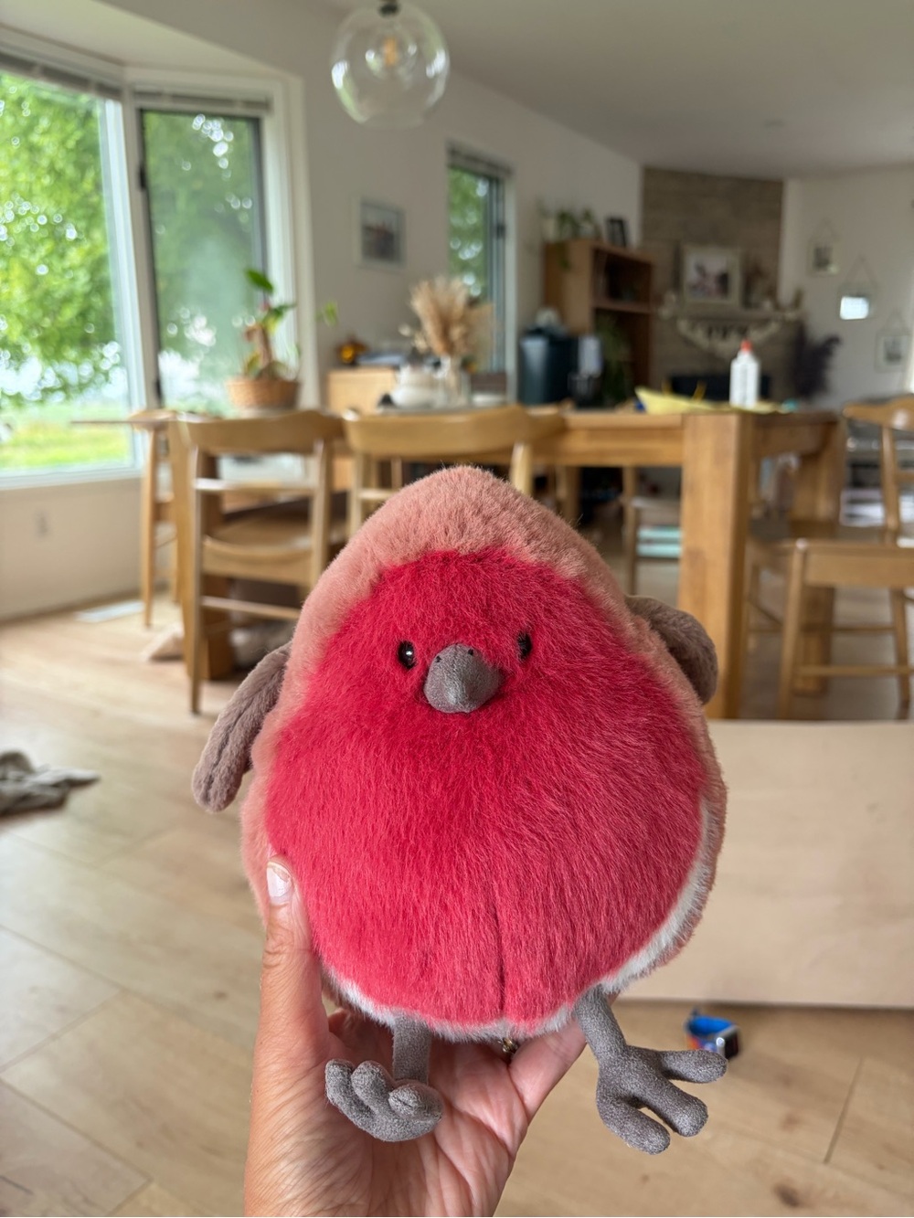 Jellycat Plush Robin in Red, Brown & Cream - Picture 3 of 5
